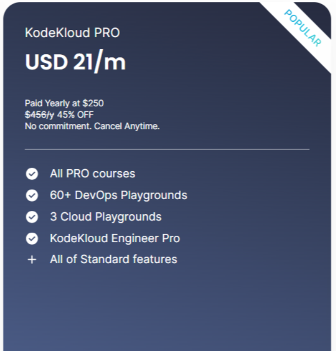 40% OFF KodeKloud PRO
